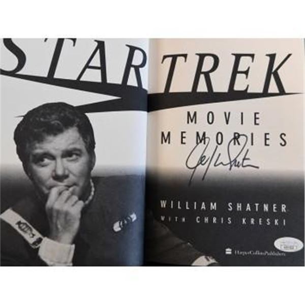 Star Trek William Shatner Signed  1st Ed Hardcover Book JSA Authen