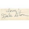 Image 1 : The Texas Rangers Gale Storm signature cut