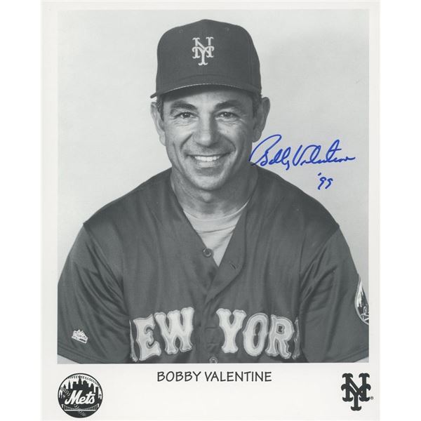 NY Mets Bobby Valentine signed photo