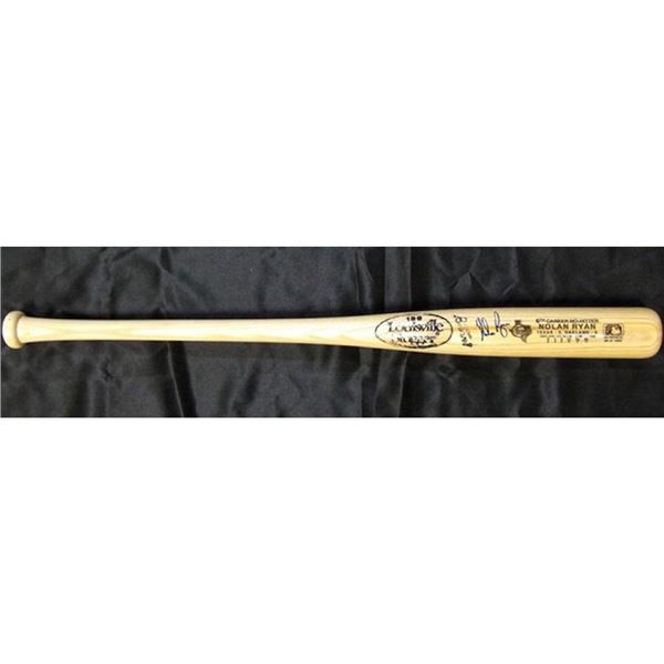 NY Mets Nolan Ryan Signed LE Bat JSA Authenticated