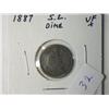 Image 2 : 1887 VF + SEATED LIBERTY DIME