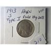 Image 2 : 1913-S VERY FINE TYPE 1 BUFFALO NICKEL 