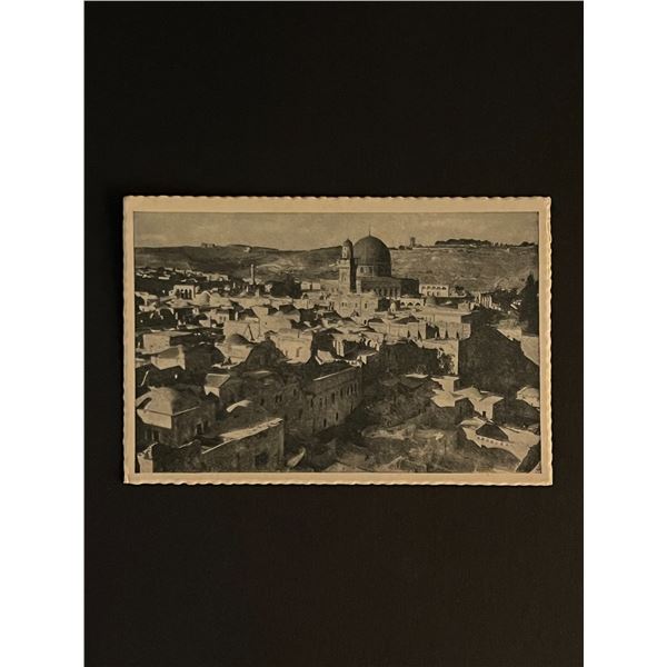 Vintage Jerusalem Post Card