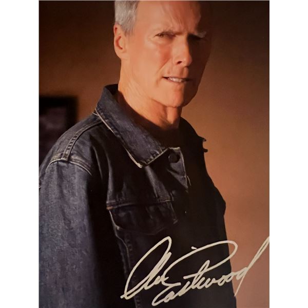 Clint Eastwood facsimile signed photo. 5x7 inches