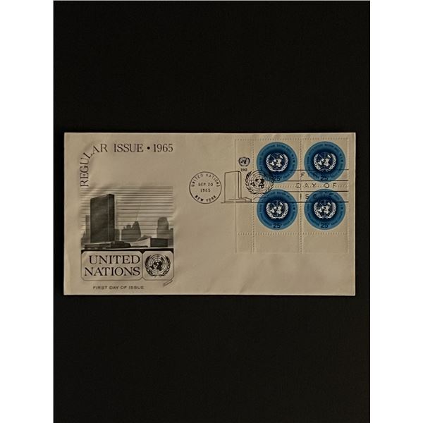 1965 United Nations New York First Day Cover