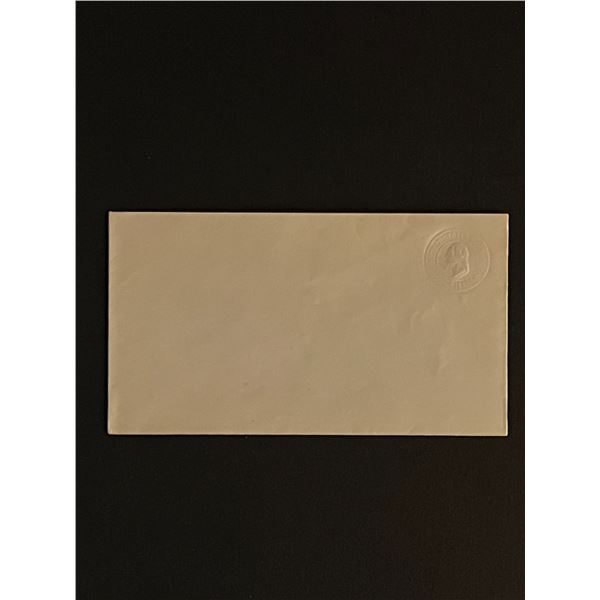 Vintage 2 Cent Embossed Stamped Envelope