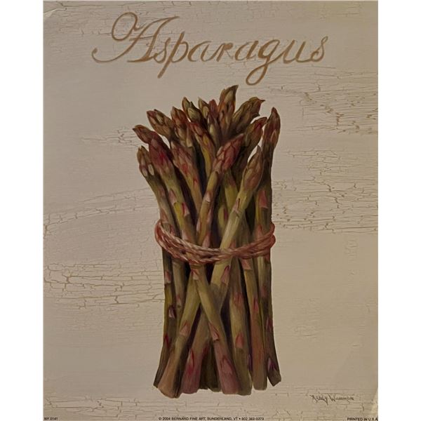 Vintage Asparagus Garden Art Print