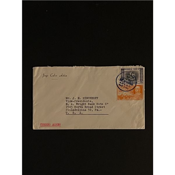 1955 Costa Rica First Day Cover