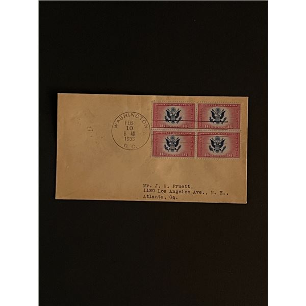 1936 Washinton DC First Day Cover