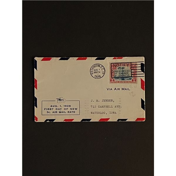 1928 Washington DC First Day Cover