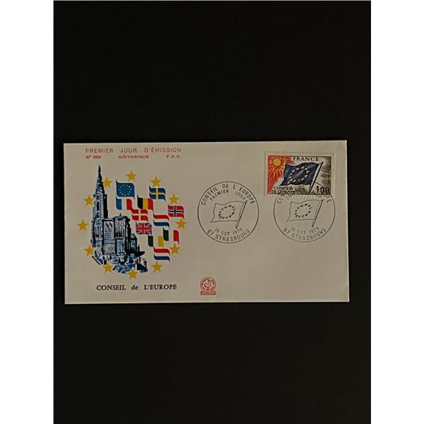 1976 Conseil De L Europe France First Day Cover