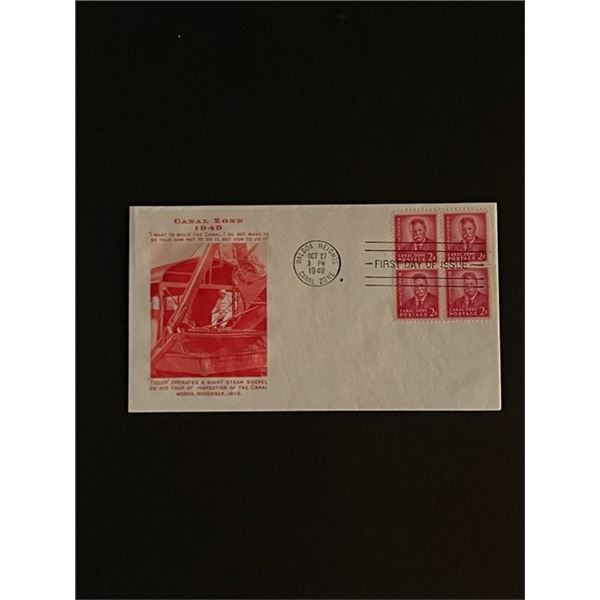 1949 Canal Zone First Day Cover