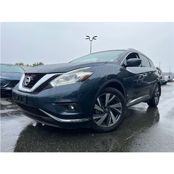 "REMOTE SALE" - 2017 NISSAN MURANO BLUE 72308 KMS - 201570-3