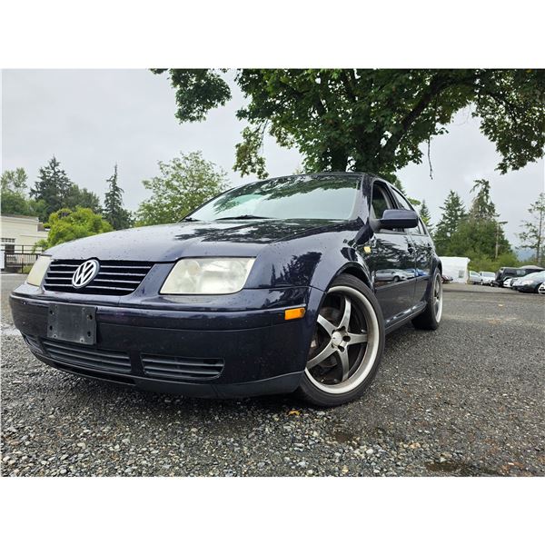 DUNCAN - 2000 VOLKSWAGEN JETTA BLUE 235824 KMS - 070888-1