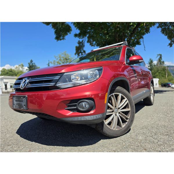 DUNCAN - 2016 VOLKSWAGEN TIGUAN RED 195475 KMS - 002765-3