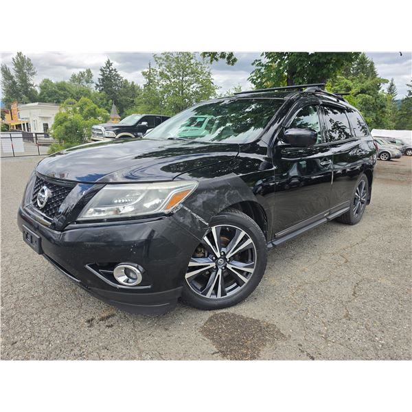 DUNCAN - 2014 NISSAN PATHFINDER BLACK 216373 KMS - 732482-3