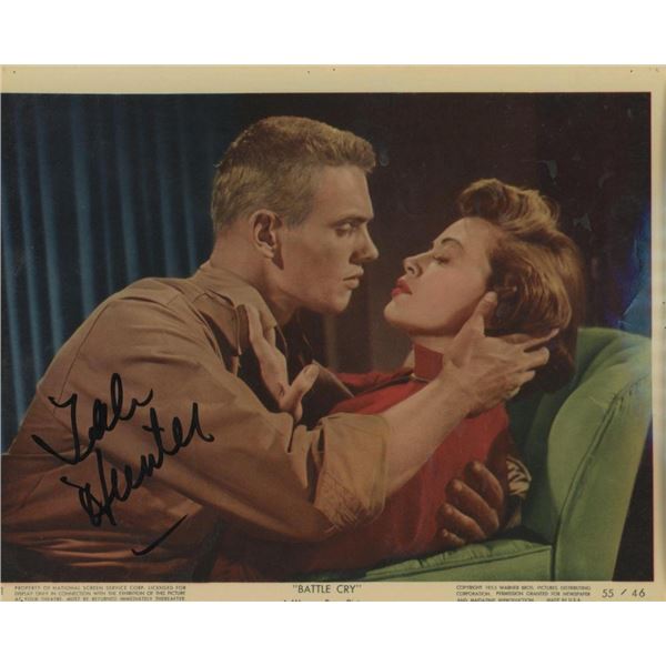 Rare Battle Cry Tab Hunter signed movie photo
