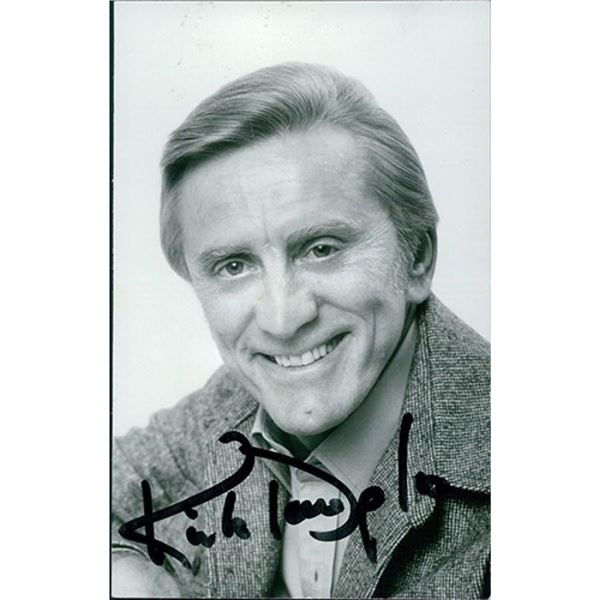 Paths of Glory Kirk Douglas Signed Photo JSA