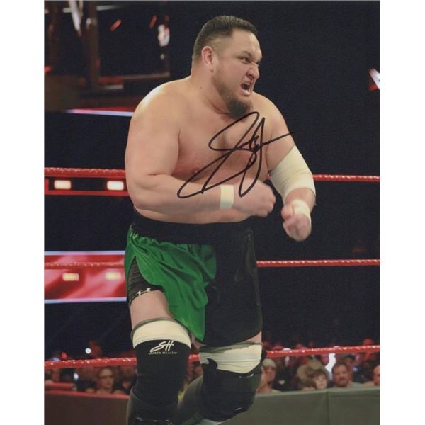 WWF Samoa Joe Signed Photo
