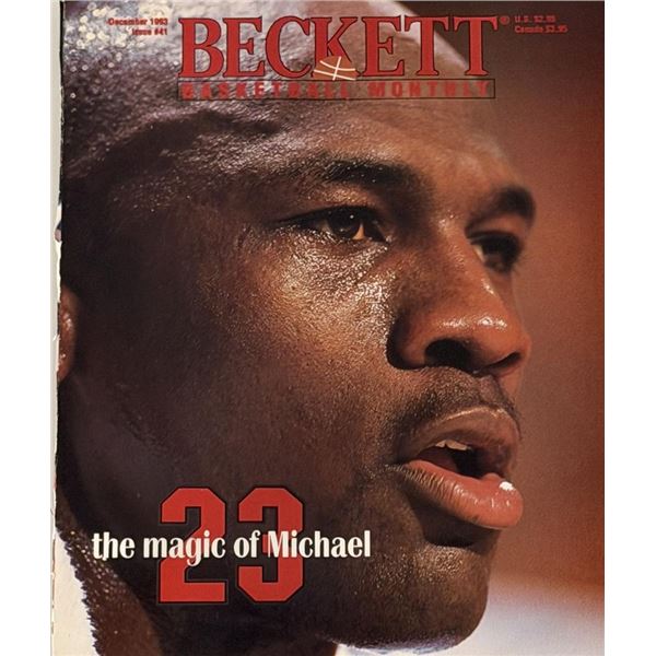 Michael Jordan Beckett magazine cover - unsigned
