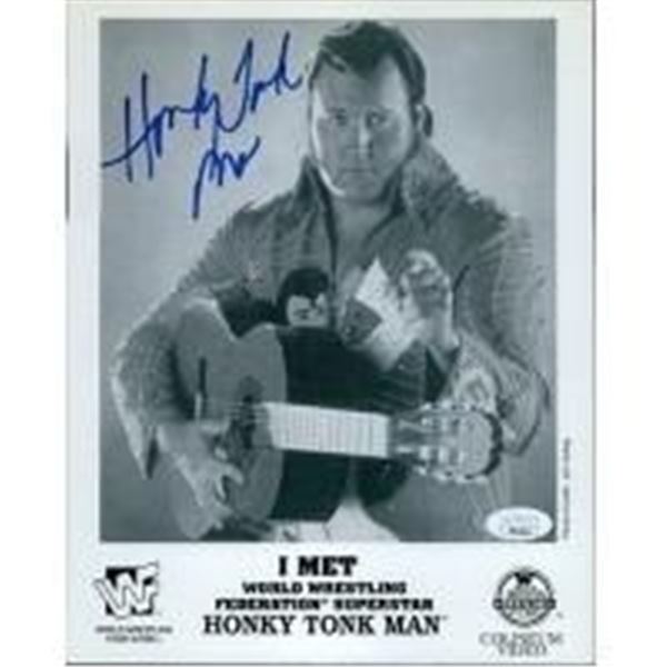 WWE WWF Wrestler Honky Tonk Man Signed Photo