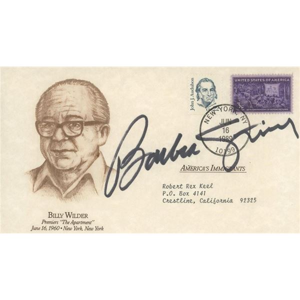 Barbara Streisand signature cut. GFA Authenticated