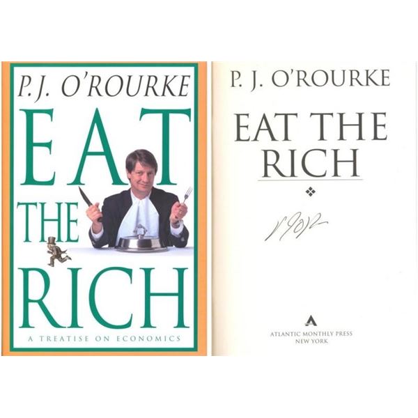 P J Orourke Signed Book
