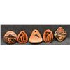 Image 1 : FIVE HOPI WALL HANGINGS