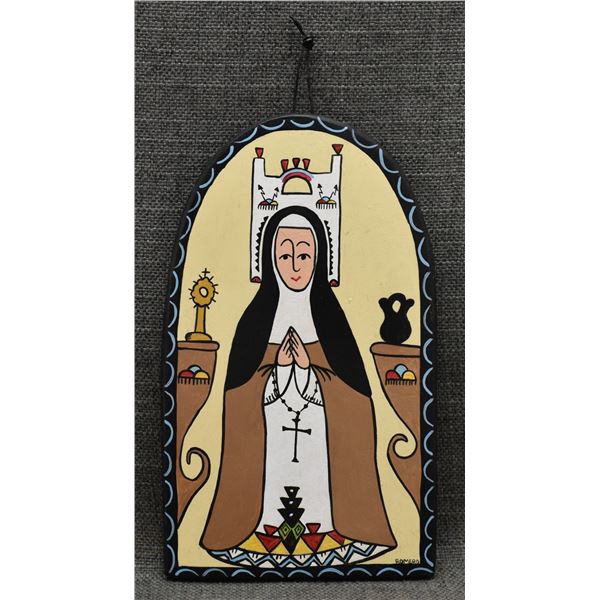 SANTA CLARA RETABLO (ADAM M. ROMERO)