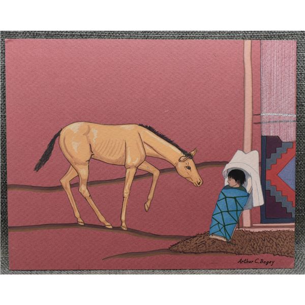 NAVAJO PAINTING (ARTHUR C BEGAY)