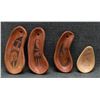 Image 1 : FOUR HOPI POTTERY LADLES