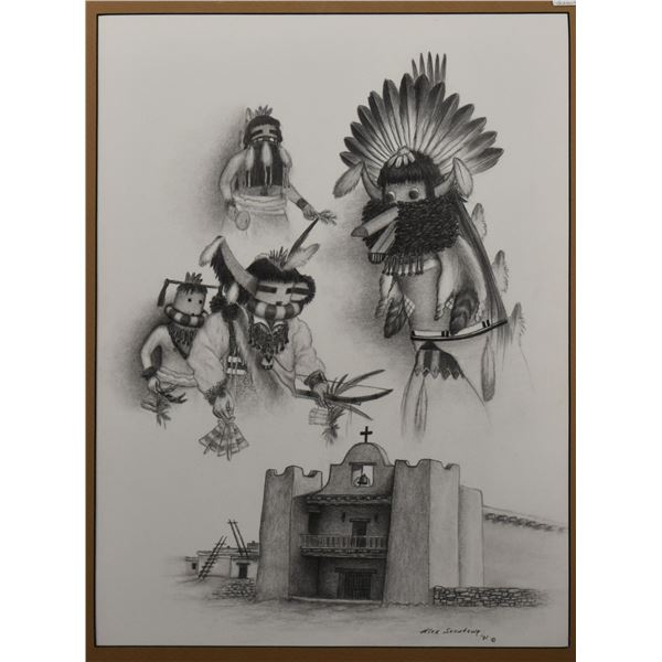 ZUNI DRAWING (ALEX SEOWTEWA)