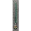 Image 1 : NAVAJO NECKLACE AND PENDANT (LONNIE WILLIE)