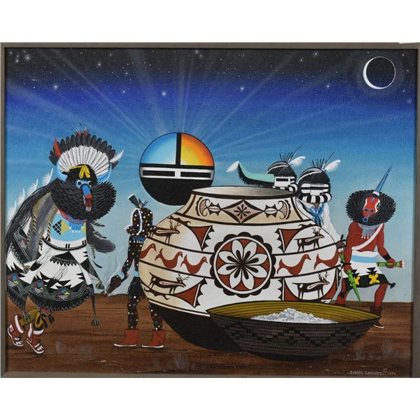 ZUNI PAINTING (ELDRED SANCHEZ)