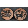 Image 1 : TWO SANTO DOMINGO POTTERY PLATES (LOVATO)
