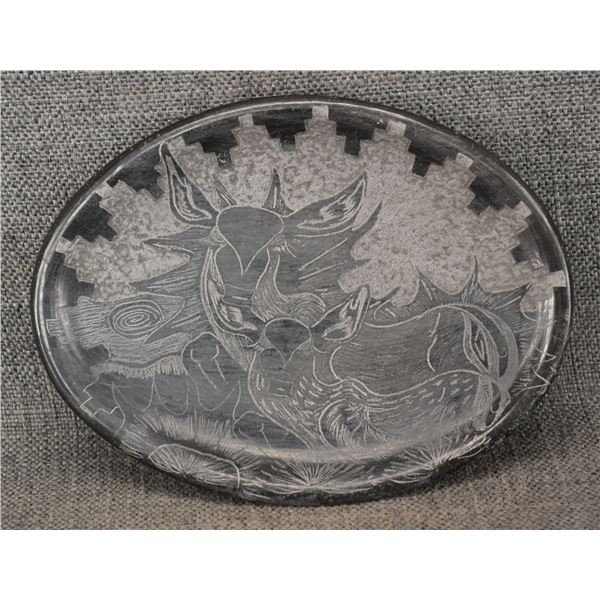 SANTA CLARA POTTERY PLATE (PAUL NARANJO)