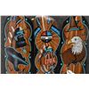 Image 3 : FIVE ZUNI WOOD PAINTED FEATHERS (ELDRED SANCHES AND S LONJOSE)