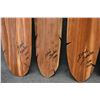 Image 5 : FIVE ZUNI WOOD PAINTED FEATHERS (ELDRED SANCHES AND S LONJOSE)