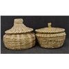 Image 2 : TWO PAPAGO LIDDED BASKETS