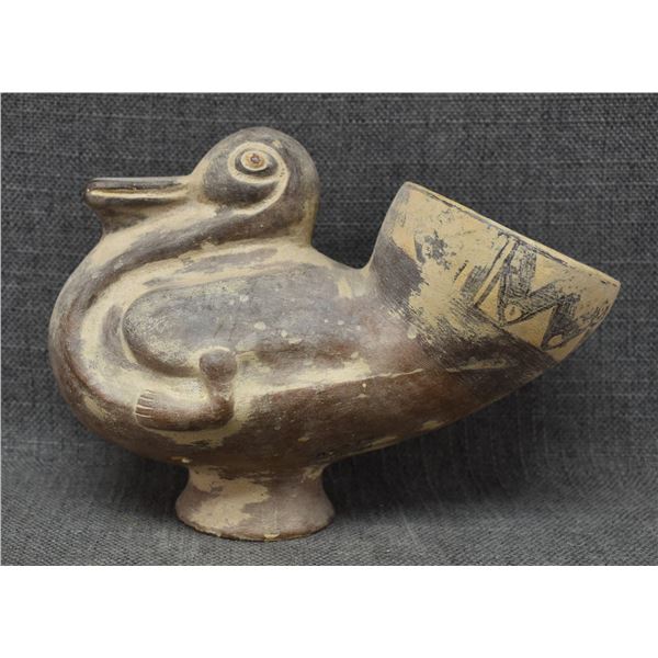 PERUVIAN EFFIGY POT