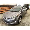 Image 3 : PARKSVILLE - 2016 HYUNDAI ELANTRA GRAY 249717 KMS - 644123-2