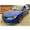 Image 3 : PARKSVILLE - 2016 CHRYSLER 200 BLUE 193922 KMS - 180955-1