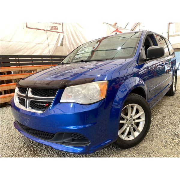 PARKSVILLE - 2013 DODGE GRAND CARAVAN BLUE 193894 KMS - 735196-2