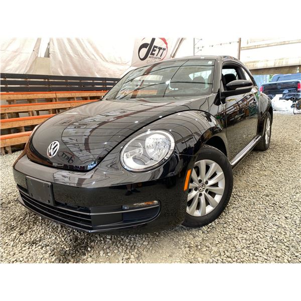 PARKSVILLE - 2014 VOLKSWAGEN BEETLE BLACK 128745 KMS - 655012-3