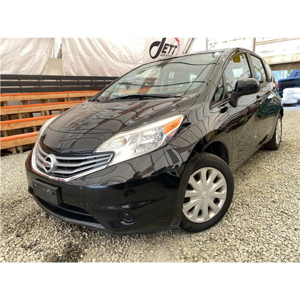 PARKSVILLE - 2014 NISSAN VERSA NOTE BLACK 192515 KMS - 352818-3