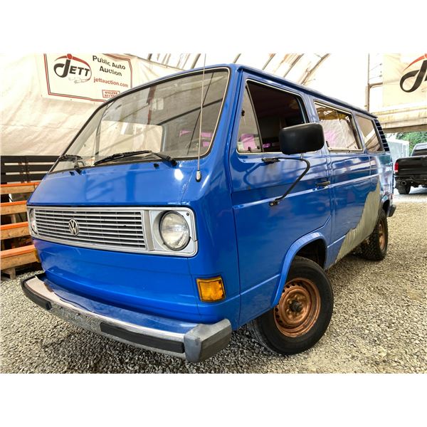 PARKSVILLE - "NO RESERVE" 1981 VOLKSWAGEN KOMBI BLUE 113346 KMS - 031183-2
