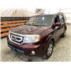 Image 3 : PARKSVILLE - 2011 HONDA PILOT RED 203053 KMS - 501242-3