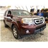 Image 8 : PARKSVILLE - 2011 HONDA PILOT RED 203053 KMS - 501242-3