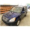 Image 4 : PARKSVILLE - 2005 HONDA CR-V BLUE 241059 KMS - 800986-3