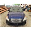 Image 7 : PARKSVILLE - 2005 HONDA CR-V BLUE 241059 KMS - 800986-3